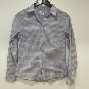 Women’s Banana Republic non-iron fitted stretch petite button dress shirt 8P
